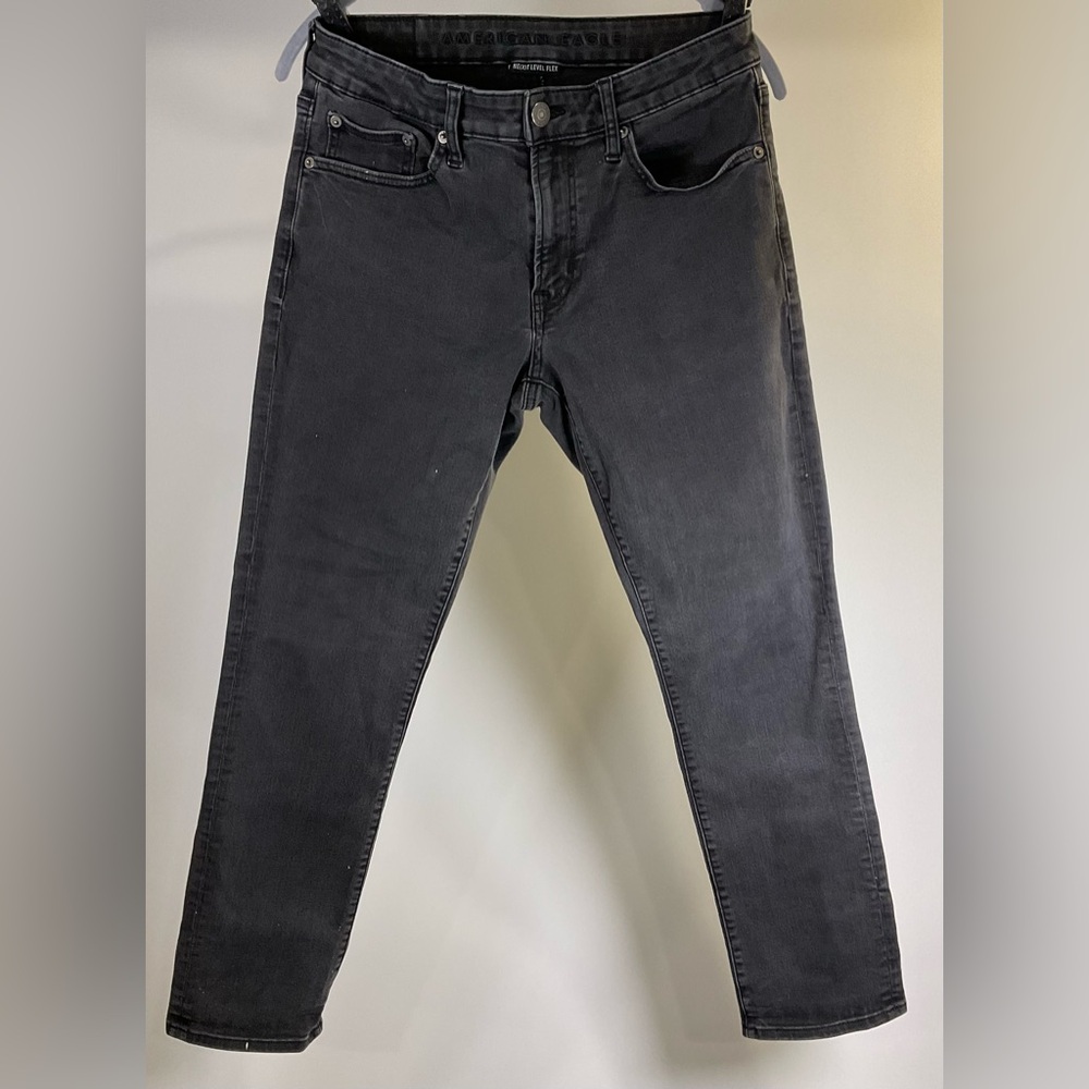 American Eagle Ne(x)t Level Flex Slim Straight Faded Skinny Jeans
